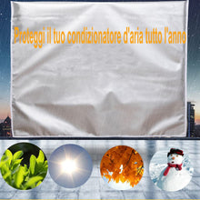 Carica l'immagine nel visualizzatore di Gallery, Copri Condizionatore da Esterno, Universale Coperchio del Condizionatore, Antipolvere Antineve Impermeabile Protezione S