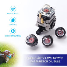 Carica l'immagine nel visualizzatore di Gallery, VooGenzek 7 Pezzi Pompa per Bulbo di Innesco a Scatto, Snap-in Carburatore Primer Bulb, Lampadina Primer, per Motosega T