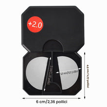 Carica l'immagine nel visualizzatore di Gallery, Lenti da Lettura Adesive Bifocali +2.0, Riutilizzabili, Rimovibili