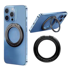 Carica l'immagine nel visualizzatore di Gallery, 1 Pezzo Supporto ad Anello Magnetico per Cellulare, Universale Cellulare Anello Rotazione 360° Gradi Smartphone Ring per