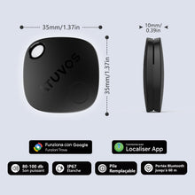 Carica l'immagine nel visualizzatore di Gallery, ATUVOS Air Tag Pro Smart Tag Tracker per Android &amp; iOS, Dual System Localizzatore Bluetooth Funziona con Google Funzioni