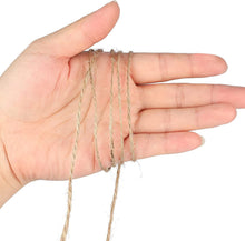 Carica l'immagine nel visualizzatore di Gallery, IPEA Corda in Juta Naturale spessa 2 mm per Decorazioni e Fai da Te – 100 Metri – Cordoncino per Artigianato, Arredament