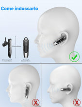 Carica l'immagine nel visualizzatore di Gallery, New Bee Auricolare Bluetooth Singolo con Doppio Microfono V5.0