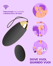 Carica l'immagine nel visualizzatore di Gallery, MySecretCase Ovetto Vibrante con Telecomando Vibratoreper Donna