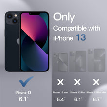 Carica l'immagine nel visualizzatore di Gallery, JETech Cover per iPhone 13, Protezione 360°, Nero
