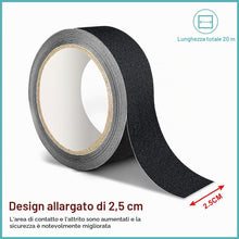 Carica l'immagine nel visualizzatore di Gallery, Nastro di Sicurezza Antiscivolo 2,5 cm x 20 m Nastro Antiscivolo