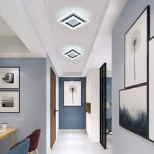 Carica l'immagine nel visualizzatore di Gallery, AUA Plafoniera a LED, 24 W, moderna, plafoniera quadrata a LED per camera da letto, corridoio, ufficio, cucina, soggiorn