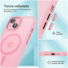 Carica l'immagine nel visualizzatore di Gallery, Natiiozie Magnetica Cover per iPhone 13/iPhone 14 Rosa