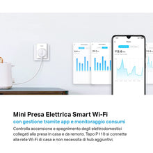 Carica l'immagine nel visualizzatore di Gallery, Tapo P110 Presa Smart WiFi Monitoraggio Energia 16A 3680W Alexa, 2pz