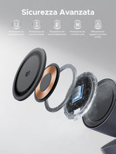 Carica l'immagine nel visualizzatore di Gallery, UGREEN Zapix Qi2 25W Caricatore Wireless 2 in 1 MagSafe (Nero)