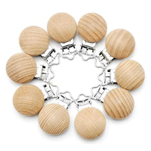Carica l'immagine nel visualizzatore di Gallery, RUBY 10 clip per ciuccio, in legno, per bambini, per il fai da te, per il fai da te, per evitare che il ciuccio, per il 