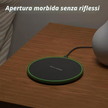Carica l'immagine nel visualizzatore di Gallery, Flintronic Caricatore Wireless Charger, 15 W Caricabatterie Senza Fili Portatile Rapida Caricabatterie Wireless per iPho