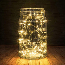 Carica l'immagine nel visualizzatore di Gallery, BXROIU 2x 20 LED Stringa Luci a Batteria, 2 Modalità, Bianco Caldo