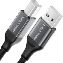 Carica l'immagine nel visualizzatore di Gallery, deleyCON 0,5m Cavo USB Stampante Cavo Scanner Printer Cable USB-A a USB-B