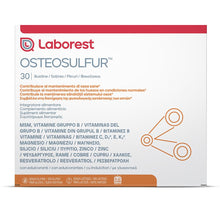 Carica l'immagine nel visualizzatore di Gallery, Laborest | Osteosulfur | 30 Bustine | MSM, Magnesio, Vitamine C,D3, E, K2