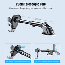 Carica l'immagine nel visualizzatore di Gallery, Bnimtm Supporto Cellulare Auto, Supporto Smartphone Auto 360° di Rotazione con Regolabile Clip e Braccio Estensibile e P