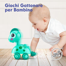 Carica l'immagine nel visualizzatore di Gallery, CubicFun Dinosauro Interattivo Bambini 1 Anno, Gioco Gattonare Neonato