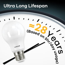 Carica l'immagine nel visualizzatore di Gallery, Linkind Lampadina smerigliata ultra efficiente E27, 3,8 W = 60 W, Bianco neutro 4000 K, Non dimmerabile, Edison A60, 806