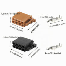 Carica l'immagine nel visualizzatore di Gallery, pz 16 pin di Connettore ISO Autoradio Cavo ISO Autoradio Fiat