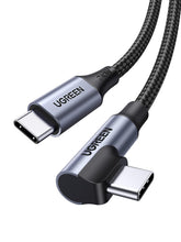 Carica l'immagine nel visualizzatore di Gallery, UGREEN Cavo USB C 240W PD3.1 90 Gradi 20V/5A Ricarica Rapida (2M)