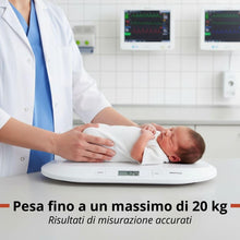 Carica l'immagine nel visualizzatore di Gallery, Grundig Bilancia Neonato Digitale - Precisione 10 Grammi - Max 20 Chili - Bilancia Pesapersone Digitale Funzione Tara - 
