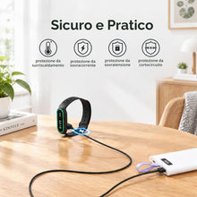 Carica l'immagine nel visualizzatore di Gallery, Sinoacc Cavo di Ricarica Compatibile con Xiaomi Band 10/9/8/Redmi Watch 6/5