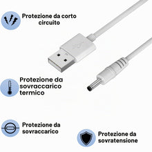 Carica l'immagine nel visualizzatore di Gallery, PHONILLICO Cavo di ricarica 80cm compatibile con Foreo Luna 2/3/4/Mini/Mini 2/Go/Luxe/Bear/Bear 2/Bear Mini/Ufo/Ufo 2/Uf