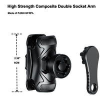 Carica l'immagine nel visualizzatore di Gallery, iMESTOU Braccio antifurto a doppia presa adatto per componenti RAM B Size 1, supporti per telefono a sfera da 2,5 cm o a