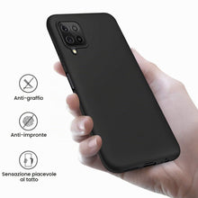 Carica l'immagine nel visualizzatore di Gallery, Cover Compatible with Samsung Galaxy A12 / M12 + 2 pellicole di protezione schermo in vetro schermato, cover in silicone