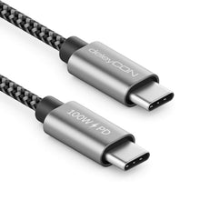 Carica l'immagine nel visualizzatore di Gallery, deleyCON 1,5m USB C Cavo (100W Ricarica Rapida) PD 3.0 - C a C - Cavo Ricarica per iPhone 17 16 15 Pro Max Air Galaxy A1