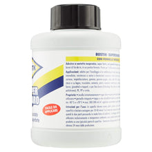 Carica l'immagine nel visualizzatore di Gallery, Bostik Superchiaro colla a contatto universale super forte e super rapido flacone con pennello 400ml Giallo