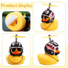 Carica l'immagine nel visualizzatore di Gallery, EIHI Paperella Moto, Rubber Duck, Paperella Bici, Paperella di Gomma,Giocattolo anatra Gialla Decorazioni per Cruscotto