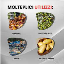 Carica l'immagine nel visualizzatore di Gallery, acquaverde | 10 Sacchi in Polipropilene 70x120 cm, Blu - Ideali per Raccolta di Olive, Patate e Cereali | Ottimi per Gia
