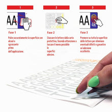 Carica l'immagine nel visualizzatore di Gallery, 4R Quattroerre.it - 1203 - Kit Lettere Adesive Targa, Provincia + Anno