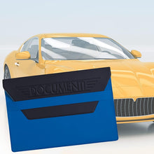 Carica l'immagine nel visualizzatore di Gallery, pubblimania Portadocumenti con Pattina e Banda Elastica, Custodia Multiuso per Libretto Auto, Moto, Scooter, Camper e Ca