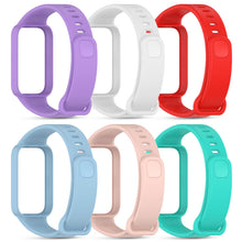 Carica l'immagine nel visualizzatore di Gallery, 6 Pezzis Silicone Cinturini Compatibile con Xiaomi Smart Band 9 Active/Redmi Smart Band 3, Regolabile Sportivo Cinturino
