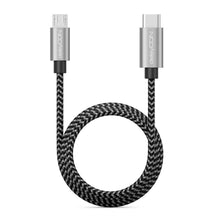 Carica l'immagine nel visualizzatore di Gallery, deleyCON 0,5m Cavo Adattatore USB-C a Micro USB 50cm Corto - Cavo di Ricarica e Dati - per Telefono Smartphone Tablet Fo