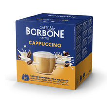 Carica l'immagine nel visualizzatore di Gallery, Caffè Borbone Cappuccino - 16 Capsule - Compatibili con macchine ad uso domestico Nescafè®* Dolce Gusto®*