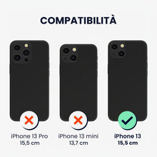 Carica l'immagine nel visualizzatore di Gallery, kwmobile Cover per iPhone 13 Custodia - Back Case per Smartphone in Silicone TPU - Protezione Gommata - rosa shocking