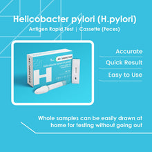 Carica l'immagine nel visualizzatore di Gallery, Test Rapido Helicobacter Pylori Feci AccuDoctor - Kit Completo per Esame Helicobacter a Casa – Diagnosi Veloce per le Fe