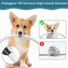 Carica l'immagine nel visualizzatore di Gallery, Adiwo Guaina Intrecciata Self-Closing 2M Raccogli Cavi Espandibile e Tagliabile Bianco