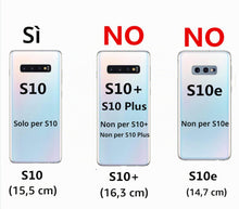 Carica l'immagine nel visualizzatore di Gallery, Cover per Samsung Galaxy S10 (Non per S10+), Nero