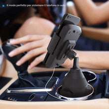 Carica l'immagine nel visualizzatore di Gallery, SEEKONE Supporto Universale per Cellulare per Auto, Portabevande per Smartphone, per Auto, Adatto a tutti gli smartphone