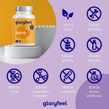 Carica l'immagine nel visualizzatore di Gallery, Boro Integratore, 3,5 mg di Boro Puro per Compressa, 400 Compresse in un più di un anno di Fornitura, Senza Additivi Ind