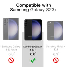 Carica l'immagine nel visualizzatore di Gallery, JETech Cover Magnetica Opaca per Samsung Galaxy S23 Plus, Nero