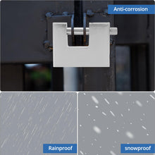Carica l'immagine nel visualizzatore di Gallery, QWORK® Lucchetto Antiscasso, 70 mm Lucchetto con 3 Chiavi, Lucchetti Impermeabili Esterni, per Capannone, Catena, Cancel