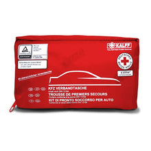 Carica l'immagine nel visualizzatore di Gallery, 4R Quattroerre.it 16056 Kit di Pronto Soccorso Auto Omologato DIN 13164, Astuccio Morbido Made in Germany, Dotazione Com