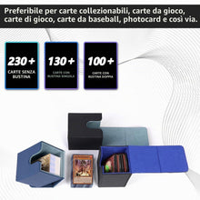 Carica l'immagine nel visualizzatore di Gallery, Aolso Deck Box,Magnetic Flip Deck Box Magic con Capacità di 100 Cartes Collezionabili,Scatola Porta Carte per Carte da C