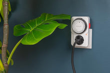 Carica l'immagine nel visualizzatore di Gallery, Garza - Presa analogica con timer giornaliero per interni, programmatore 24 ore con intervalli di 15 minuti, risparmio e