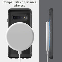 Carica l'immagine nel visualizzatore di Gallery, JETech Cover Impieghi Gravosi per Samsung Galaxy S10, Nero